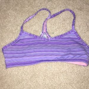 Kids sports bra.